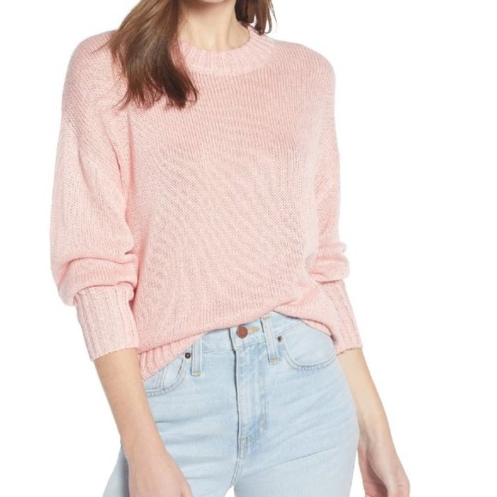 Something Navy Subtle Sheen Sweater